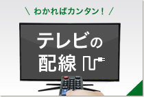 わかればカンタン！テレビの配線